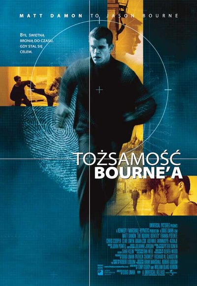 plakat Tożsamość Bourne’a cały film